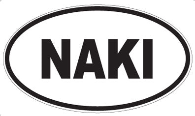 NAKI - Oval Sticker