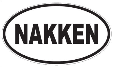 NAKKEN - Oval Sticker