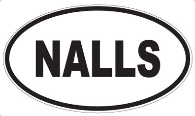 NALLS - Oval Sticker