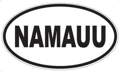 NAMAUU - Oval Sticker