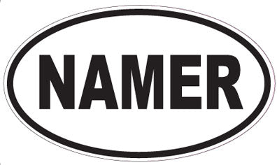 NAMER - Oval Sticker