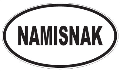 NAMISNAK - Oval Sticker