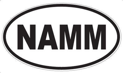 NAMM - Oval Sticker
