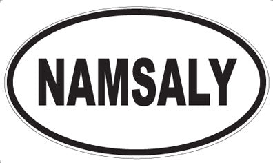NAMSALY - Oval Sticker
