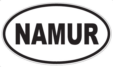 NAMUR - Oval Sticker