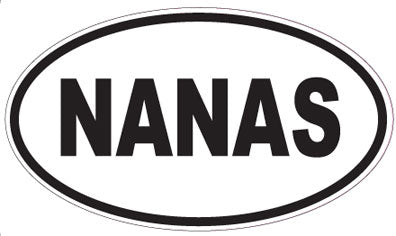 NANAS - Oval Magnet