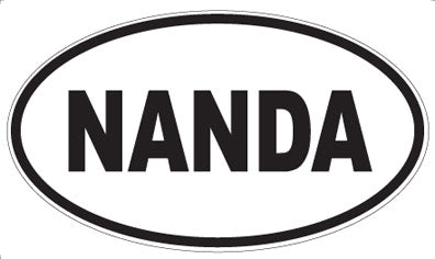 NANDA - Oval Sticker