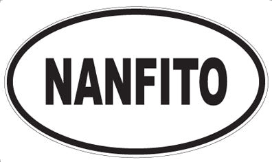 NANFITO - Oval Sticker
