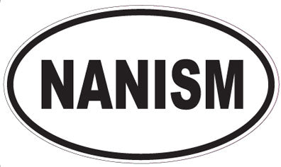 NANISM - Oval Sticker
