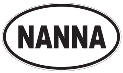 NANNA - Oval Sticker