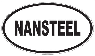 NANSTEEL - Oval Sticker