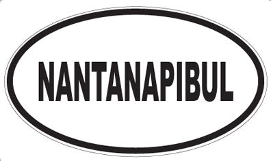 NANTANAPIBUL - Oval Sticker