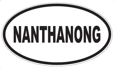 NANTHANONG - Oval Sticker