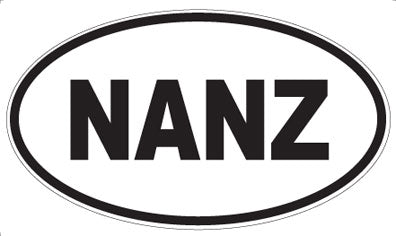 NANZ - Oval Magnet