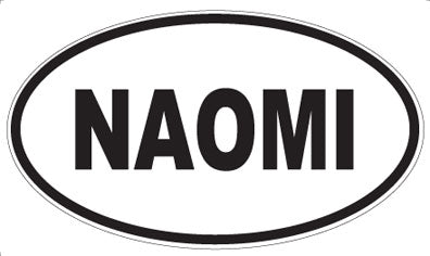NAOMI - Oval Magnet