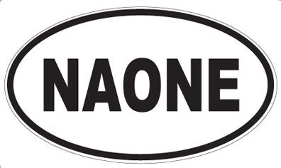 NAONE - Oval Sticker