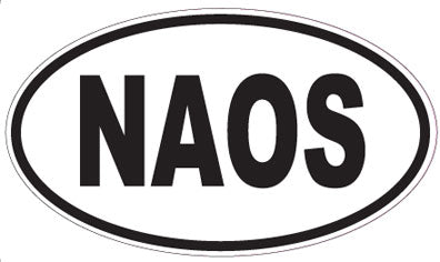 NAOS - Oval Sticker