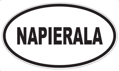 NAPIERALA - Oval Sticker