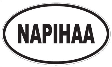 NAPIHAA - Oval Magnet