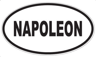 NAPOLEON - Oval Sticker
