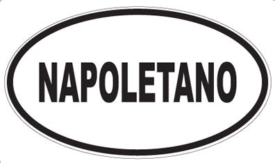 NAPOLETANO - Oval Sticker