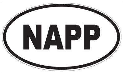 NAPP - Oval Sticker