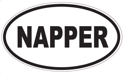 NAPPER - Oval Sticker