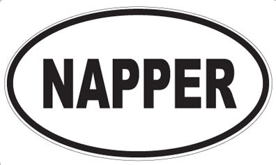 NAPPER - Oval Magnet