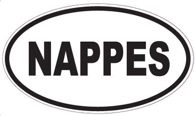NAPPES - Oval Sticker