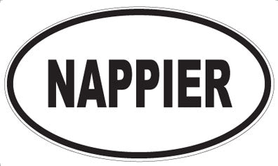 NAPPIER - Oval Magnet
