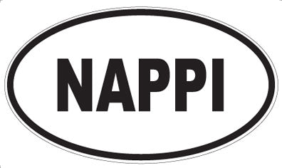 NAPPI - Oval Magnet
