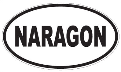 NARAGON - Oval Sticker