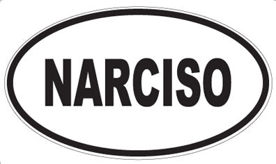NARCISO - Oval Sticker