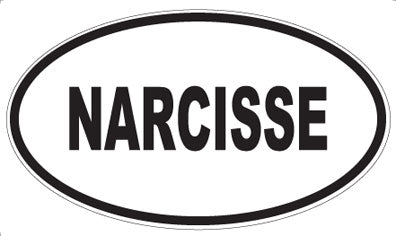 NARCISSE - Oval Magnet