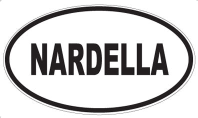 NARDELLA - Oval Sticker