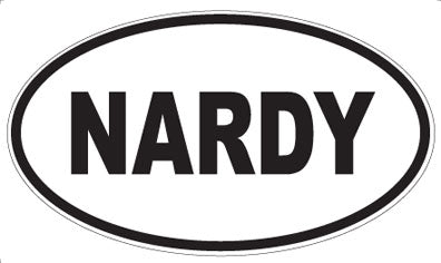 NARDY - Oval Sticker