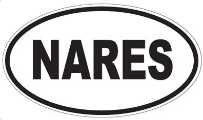NARES - Oval Sticker