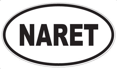 NARET - Oval Sticker