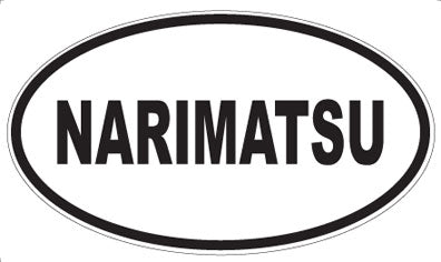 NARIMATSU - Oval Sticker