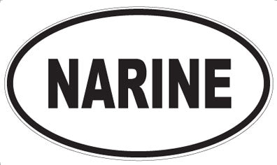 NARINE - Oval Magnet