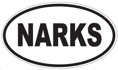 NARKS - Oval Sticker