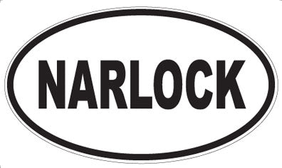 NARLOCK - Oval Magnet