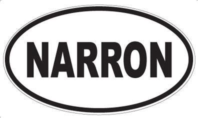 NARRON - Oval Magnet