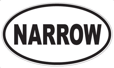 NARROW - Oval Magnet
