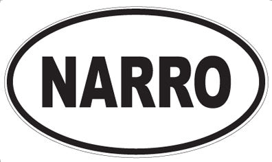 NARRO - Oval Magnet