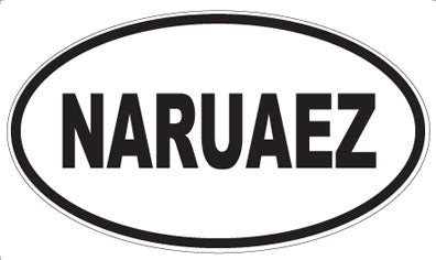 NARUAEZ - Oval Magnet