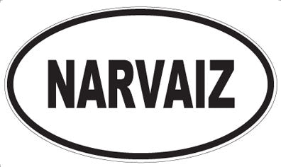 NARVAIZ - Oval Sticker