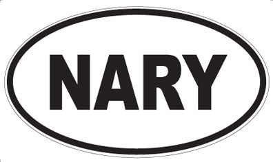 NARY - Oval Magnet