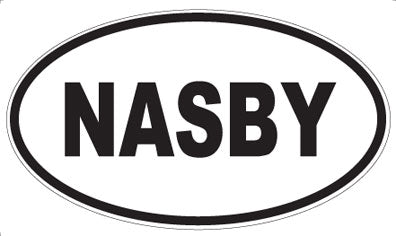 NASBY - Oval Sticker