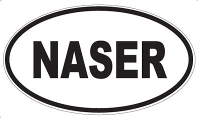 NASER - Oval Sticker